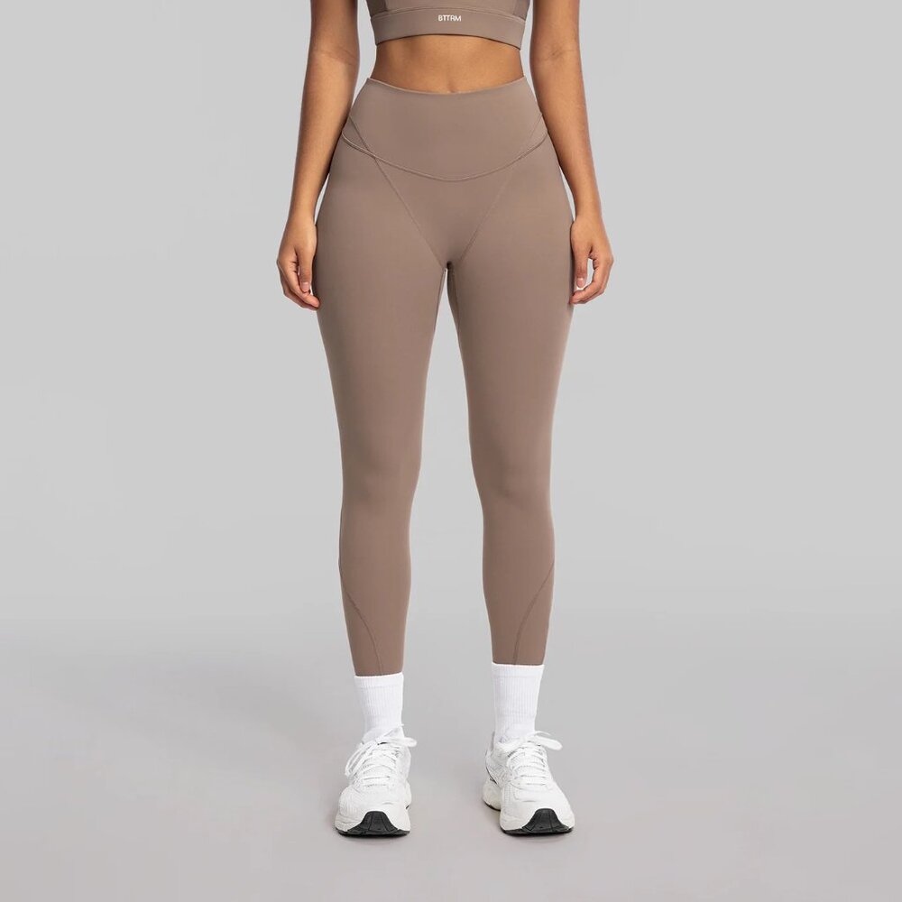 BetterMe High-Stretch Performance Leggings in Cocoa - Picture 2 of 4